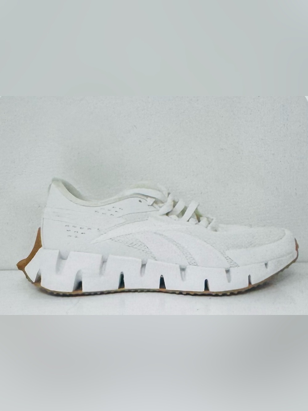 REEBOK Zig Dynamica STR HR1202 Athletic Running Shoes Sneakers Ortholite White 7